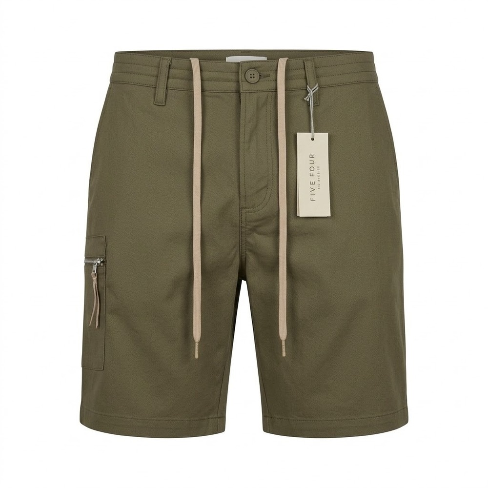 NEW Five‎ Four Kerouac Classic Men's 33 Cargo Shorts Olive Green